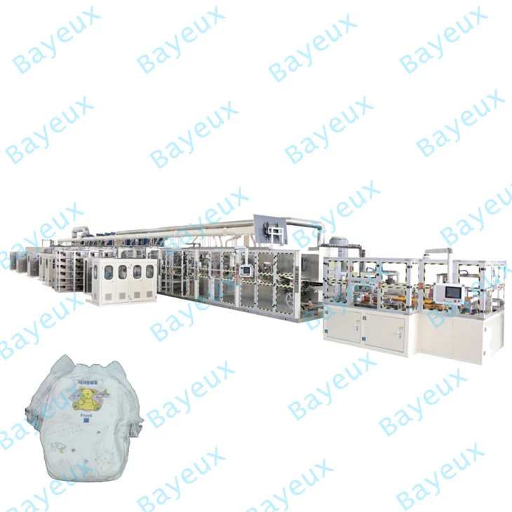 Dây chuyền sản xuất tã kéo em bé hoàn toàn bằng servo
